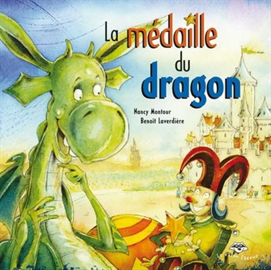 La médaille du dragon, série Pinoche le dragon, album pour enfants de Nancy Montour, auteure québécoise de littérature jeunesse